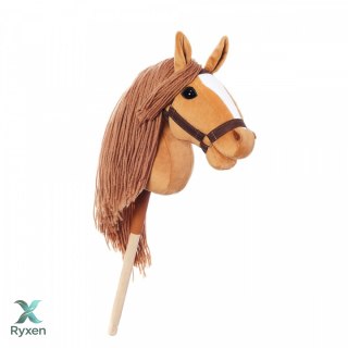 Koń na kiju hobby horse hoppihorse a3 chestnut - brąz, maść kasztanowata TOOTINY