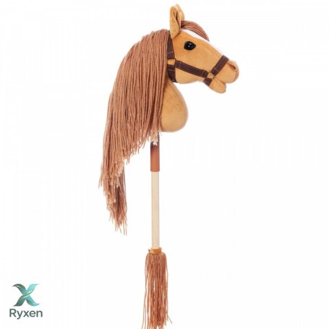 Koń na kiju hobby horse hoppihorse a3 chestnut - brąz, maść kasztanowata TOOTINY
