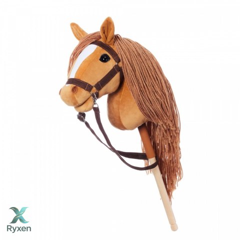 Koń na kiju hobby horse hoppihorse a3 chestnut - brąz, maść kasztanowata TOOTINY