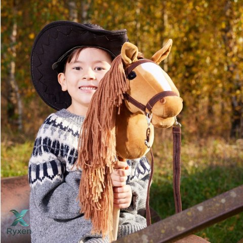 Koń na kiju hobby horse hoppihorse a3 chestnut - brąz, maść kasztanowata TOOTINY