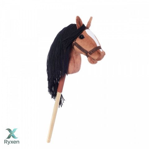 Koń na kiju hobby horse hoppihorse a4 bay - ciemny brąz, maść gniada TOOTINY