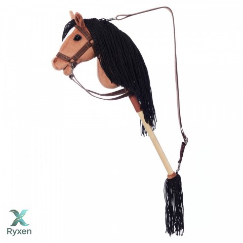Koń na kiju hobby horse hoppihorse a4 bay - ciemny brąz, maść gniada TOOTINY