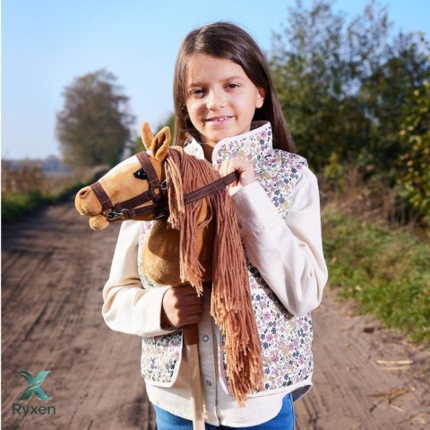 Koń na kiju hobby horse hoppihorse a4 chestnut - brąz, maść kasztanowata TOOTINY