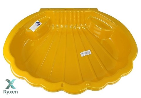 Piaskownica Basen Dla Dzieci 2w1 Muszelka Żółta 110cm 2075 DOREX
