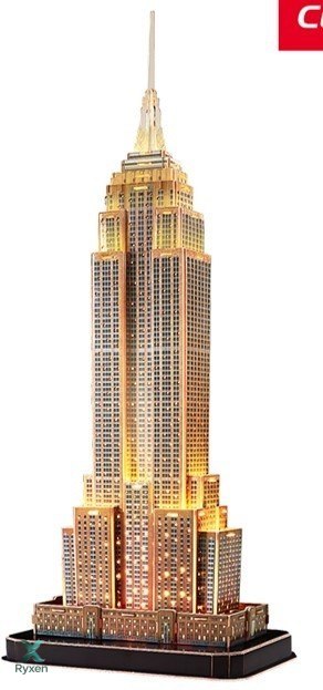Puzzle 3d 37 elementów empire state building CUBIC FUN