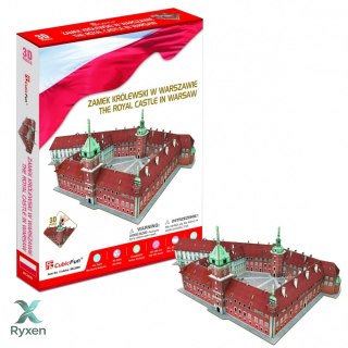 Puzzle 3d zamek królewski w warszawie CUBIC FUN