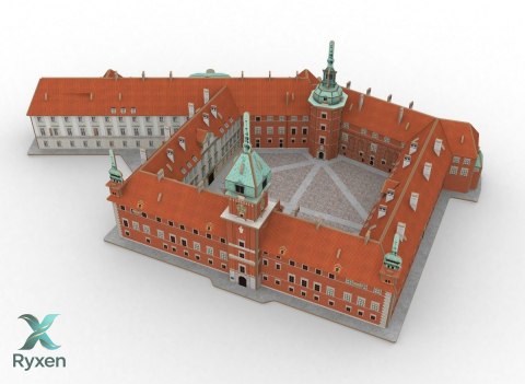 Puzzle 3d zamek królewski w warszawie CUBIC FUN