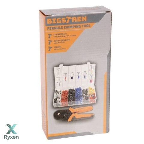 Zaciskarka do tulejek 0.25-10mm2 Bigstren 22717 BIGSTREN