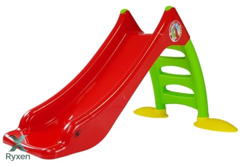 Zjeżdżalnia Ogrodowa dla Dzieci 3-Stopniowa Drabinka Czerwona 130 cm 424 DOREX