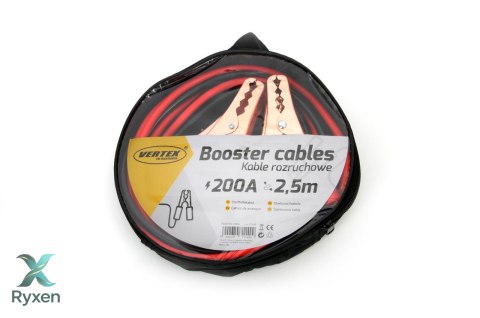 01339 Kable rozruchowe 200A - 2,5m AMiO