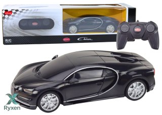 Auto Bugatti Veyron Chiron Samochód Zdalnie Sterowany RC Czarny 1:24 RASTAR