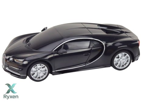 Auto Bugatti Veyron Chiron Samochód Zdalnie Sterowany RC Czarny 1:24 RASTAR