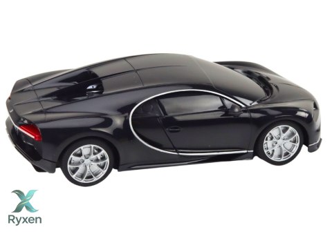 Auto Bugatti Veyron Chiron Samochód Zdalnie Sterowany RC Czarny 1:24 RASTAR