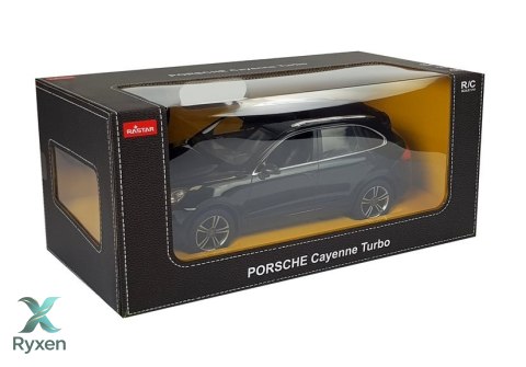 Auto Porsche Cayenne Turbo Zdalnie Sterowane RC Rastar Czarne 1:14 RASTAR