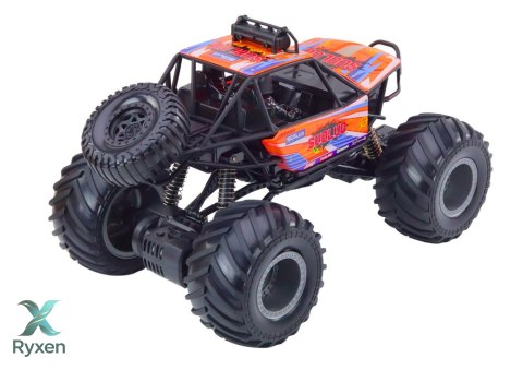 Auto Terenowe Zdalnie Sterowane RC 1:8 Amortyzatory Pomarańczowy LEAN TOYS