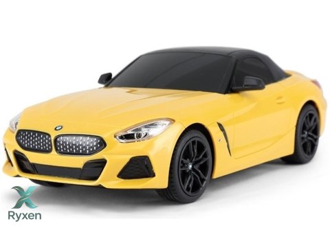Auto Zdalnie Sterowane R/C BMW Z4 Roadster Rastar 1:18 Żółte RASTAR