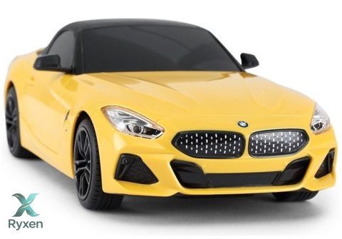 Auto Zdalnie Sterowane R/C BMW Z4 Roadster Rastar 1:18 Żółte RASTAR