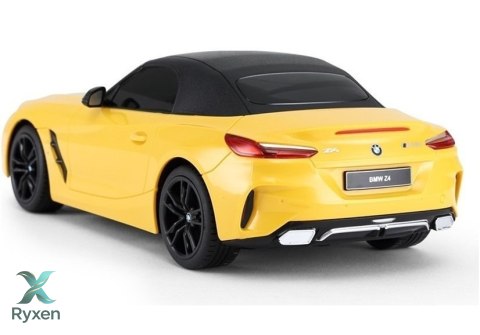 Auto Zdalnie Sterowane R/C BMW Z4 Roadster Rastar 1:18 Żółte RASTAR