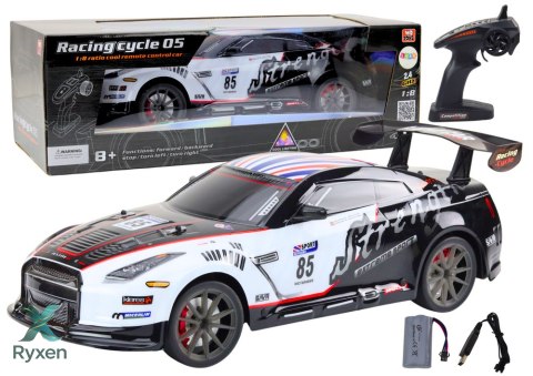 Duże Auto Sportowe Zdalnie Sterowane RC 1:8 Światła Dźwięki LEAN TOYS
