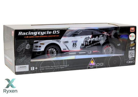Duże Auto Sportowe Zdalnie Sterowane RC 1:8 Światła Dźwięki LEAN TOYS