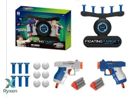 Gra Zręcznościowa Strzelanie Do Celu Pistolet Unoszące Się Kulki LEAN TOYS