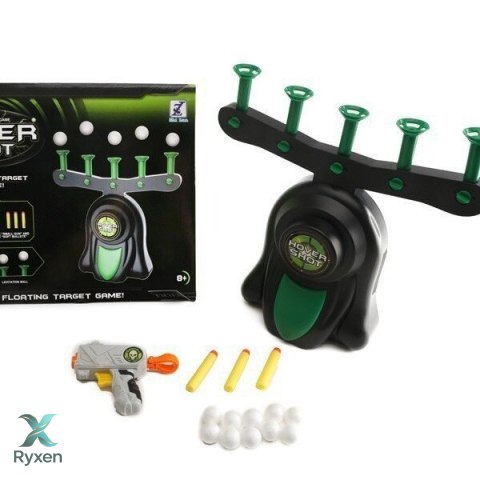 Gra Zręcznościowa Strzelanie Do Celu Pistolet Unoszące Się Kulki LEAN TOYS