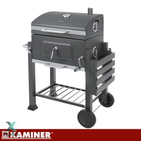 Grill ogrodowy z pokrywą 116x55x120cm Kaminer KAMINER
