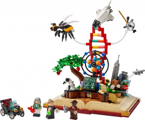 Klocki ideas 21355 ewolucja przedmiotów ścisłych LEGO