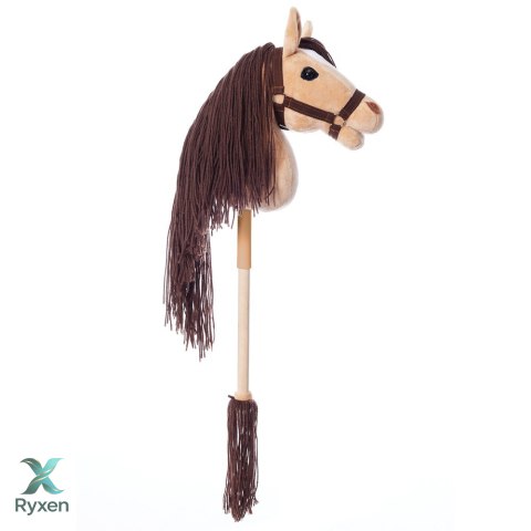 Koń na kiju hobby horse hoppihorse a3 beżowy, maść bułana TOOTINY