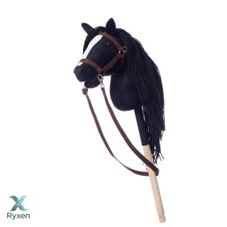 Koń na kiju hobby horse hoppihorse a4 czarny, maść kara TOOTINY