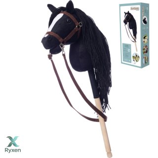 Koń na kiju hobby horse hoppihorse a4 czarny, maść kara TOOTINY