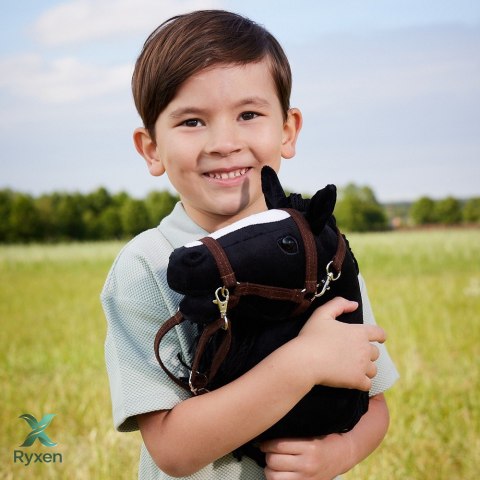 Koń na kiju hobby horse hoppihorse a4 czarny, maść kara TOOTINY