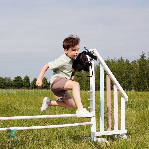 Koń na kiju hobby horse hoppihorse a4 czarny, maść kara TOOTINY