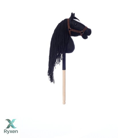 Koń na kiju hobby horse hoppihorse a4 czarny, maść kara TOOTINY