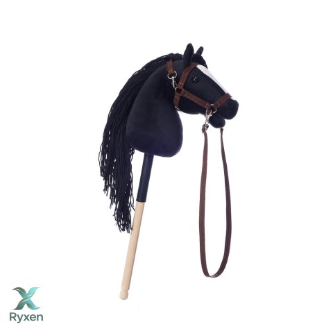 Koń na kiju hobby horse hoppihorse a4 czarny, maść kara TOOTINY