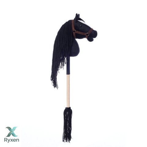 Koń na kiju hobby horse hoppihorse a4 czarny, maść kara TOOTINY