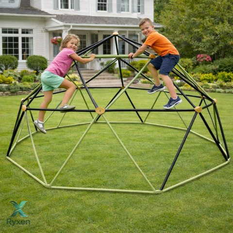 Kopuła Wspinaczkowa Ogrodowa Dla Dzieci Plac Zabaw 300x143 cm 10FT LEAN TOYS