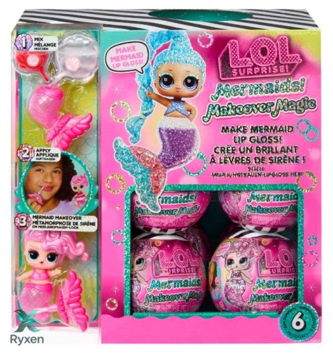 Lalka l.o.l. surprise mermaids! syrenka makover 1 sztuka MGA