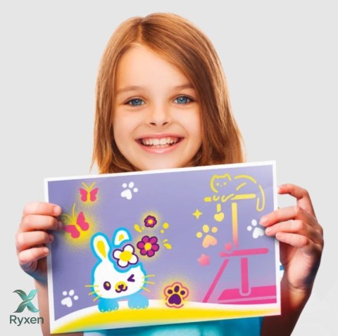 Projekt art - plakaty kawaii - kreatywny zestaw z elektronicznym aerografem EPEE