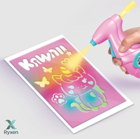 Projekt art - plakaty kawaii - kreatywny zestaw z elektronicznym aerografem EPEE