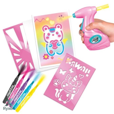 Projekt art - plakaty kawaii - kreatywny zestaw z elektronicznym aerografem EPEE