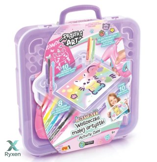 Projekt art - walizeczka małej artystki kawaii - kreatywny zestaw z elektronicznym aerografem EPEE