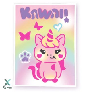Projekt art - walizeczka małej artystki kawaii - kreatywny zestaw z elektronicznym aerografem EPEE