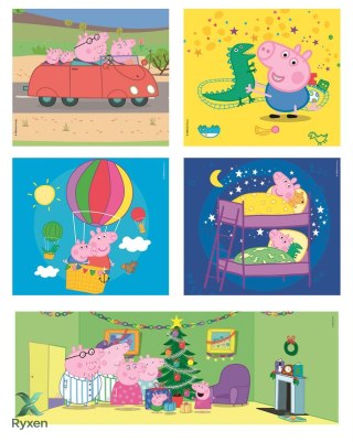 Puzzle 10w1 Super Color ŚWINKA PEPPA Clementoni 20271 CLEMENTONI