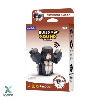 Puzzle 3d mieredu buduj i słuchaj - goryl MG DYSTRYBUCJA