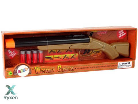 Strzelba Kowbojska Dla Dzieci Kowboj Naboje LEAN TOYS