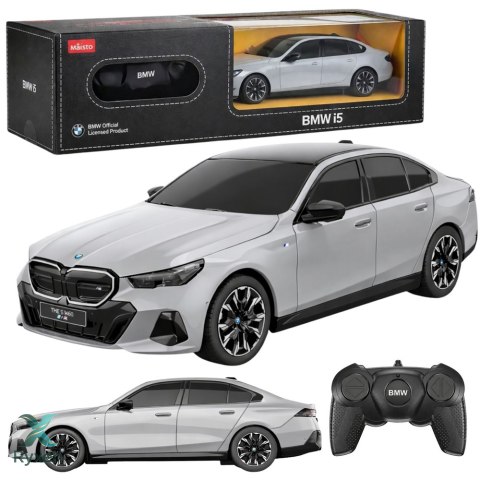 Auto BMW i5 Samochód Zdalnie Sterowany RC Szare Rastar 1:24 RASTAR