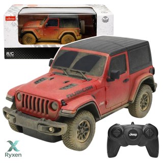 Auto JEEP Wrangler Rubicon-Muddy Zdalnie Sterowane RC Czerwone Rastar 1:24 RASTAR