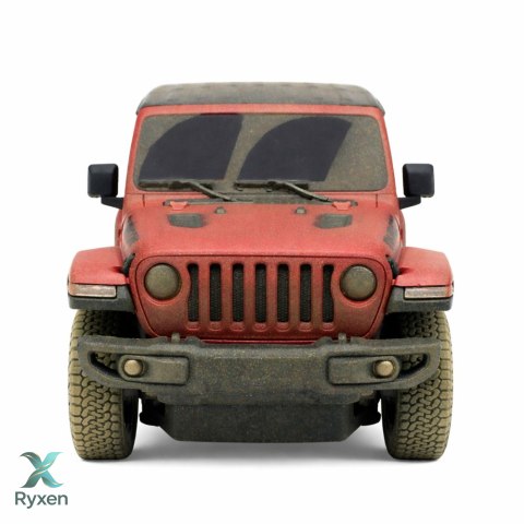 Auto JEEP Wrangler Rubicon-Muddy Zdalnie Sterowane RC Czerwone Rastar 1:24 RASTAR
