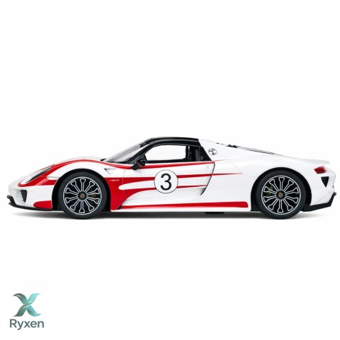 Auto Porsche 918 Spyder Performance Zdalnie Sterowane RC Białe Rastar 1:14 RASTAR